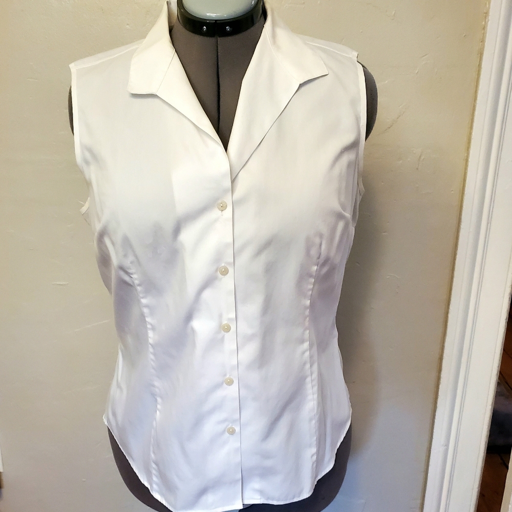 Jones New York Collection Easy Care XL Sleeveless Shirt